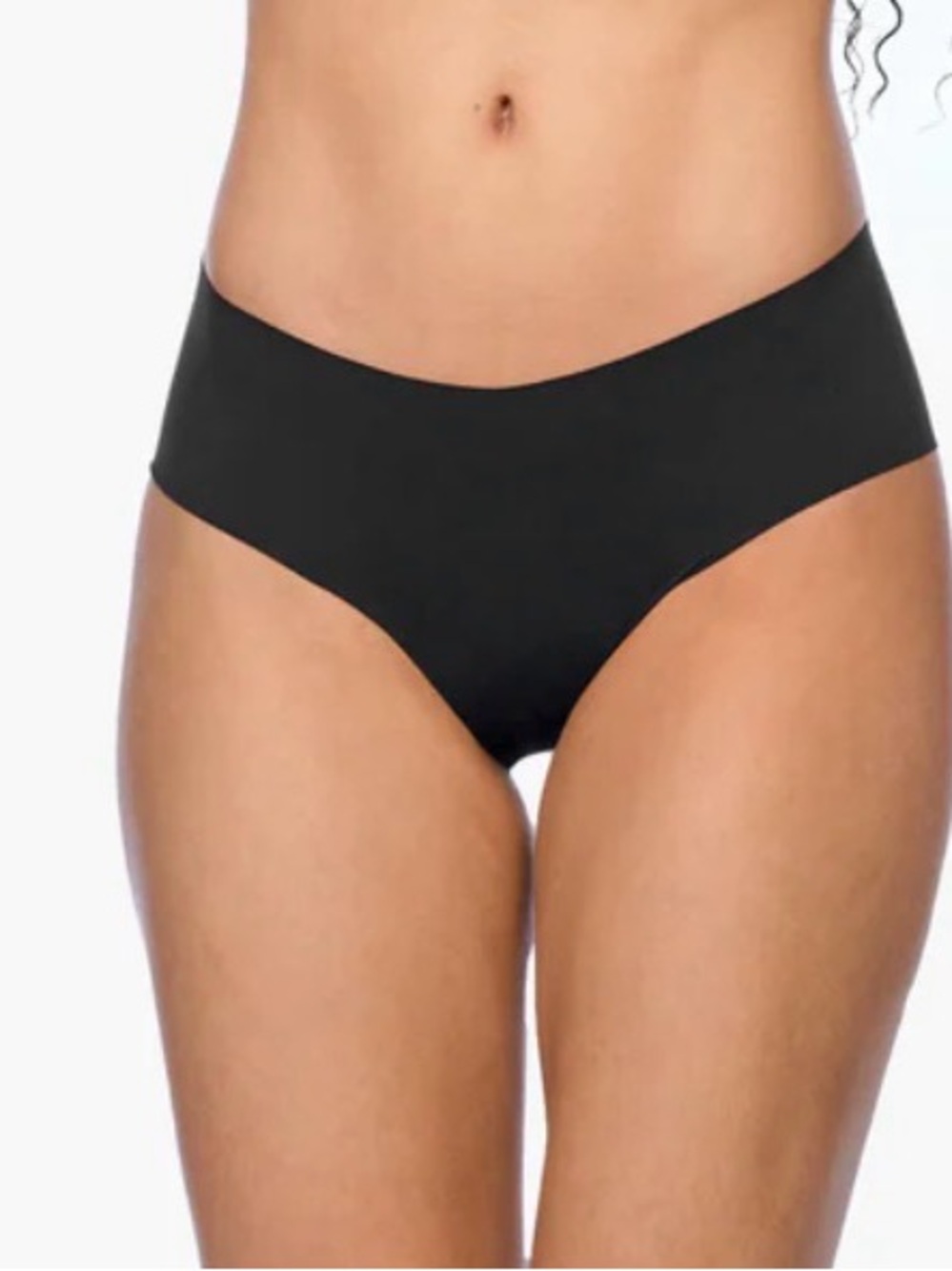 Cosabella Free Cut Micro Hot Pant Seamless Black Hipster Brief